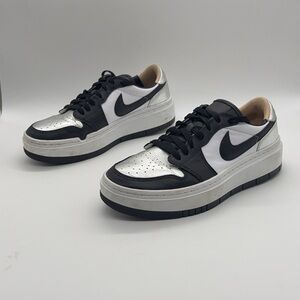 Nike Air Jordan 1 Elevate Low SE Silver Toe Sneaker Women's Size 9